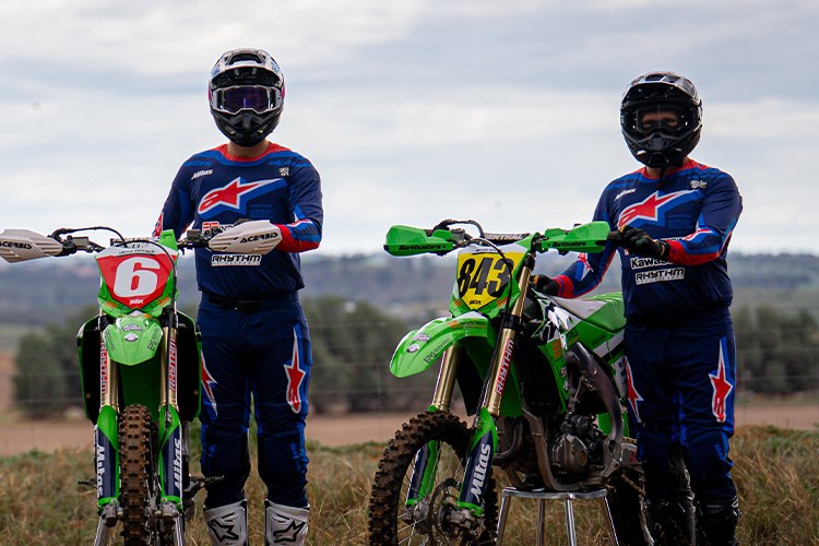 Left: Lachie Pattullo. Right: Nathan Newell